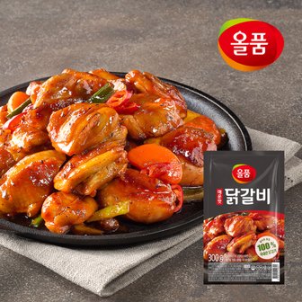 올품 냉동 닭갈비 매운맛 (300g*6봉)