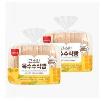 NS홈쇼핑 [JH삼립] 고소한 옥수수식빵 390g 2봉[33830266]
