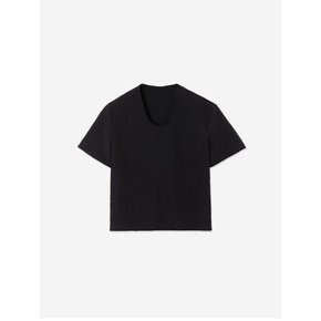 roy u-neck blouse_black