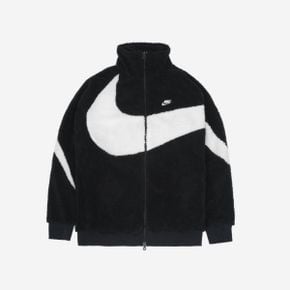 나이키 빅 스우시 풀 집 자켓 블랙 세일 Nike Big Swoosh Full Zip Jacket Black Sail