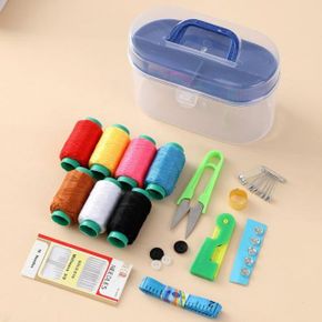 휴대용 반짇고리 세트 바느질 상자 반짓고리셋트 받짇고리셋트