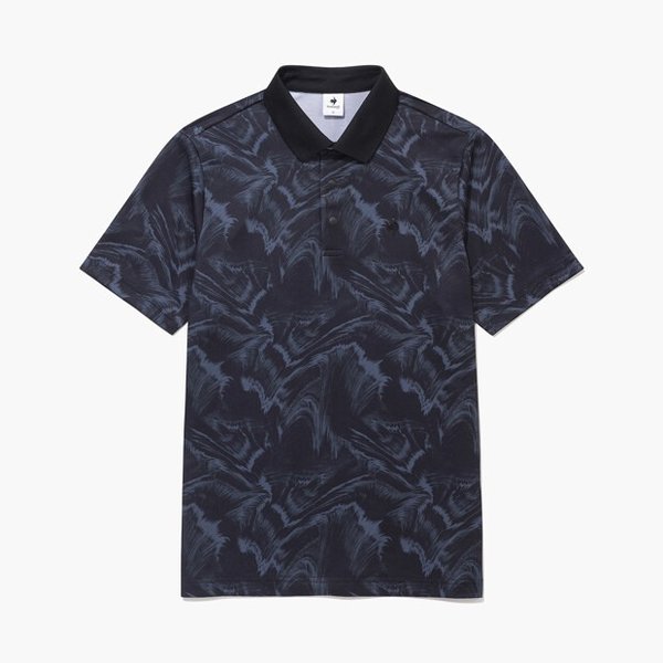 [여주점] 남성 플루이드 그래픽 티셔츠 GQ221MTS44 BLCK