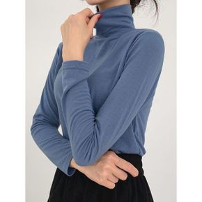 와튼 기모 목폴라 긴팔 티셔츠_P349821002