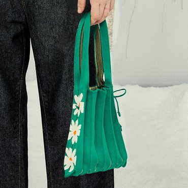 조셉앤스테이시 Lucky Pleats Knit S Daisy Garden Jelly Green  (0JSN5TT41301F)