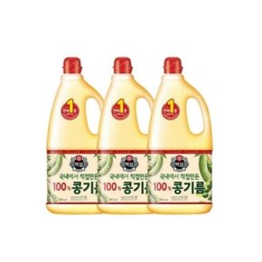 [백설] 백설 콩기름 1.8L x 3개