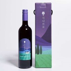 시나브로 캠벨 레드 드라이 12도 750ml 영동와인 과실주