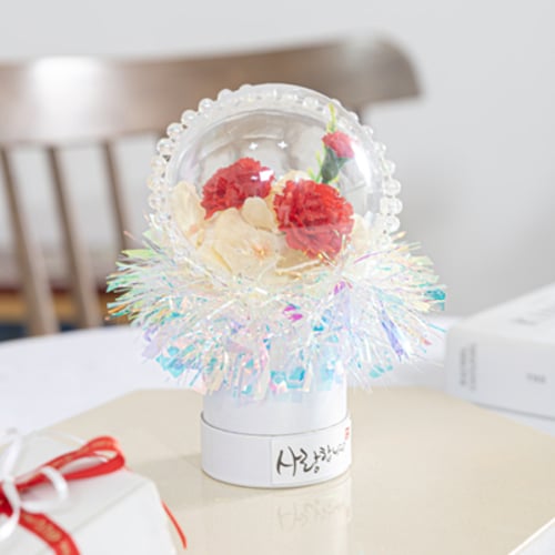 카네이션 조화 화분 수국 오로라 set 17cm 꽃 어버이날