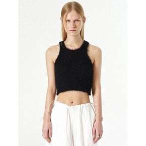 HAIRY BLEND SLEEVELESS_BLACK