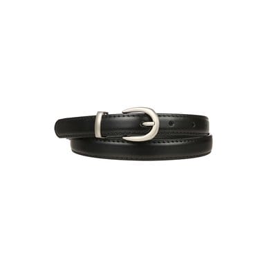 [BEIGE]라운드버클 가죽벨트 (PR7AQ201)