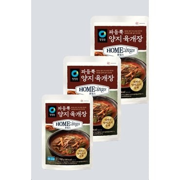 청정원 호밍스 파듬뿍양지육개장700gx3개