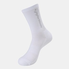 [엑셀러]25SS 여성 실버 프린트 장목 양말 TWASO5604-100