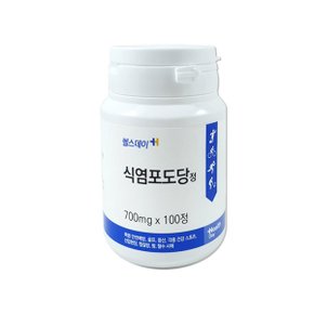 헬스데이 식염포도당 700g 100정/온열질환 여름탈수예방 폭염안전예방 소금알약 식염정 포도당정