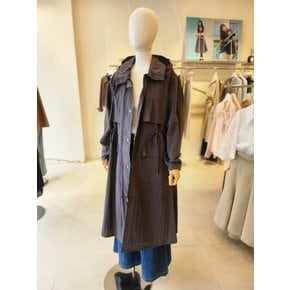 [여주점] [JJ 지고트] 여성 디테쳐블 후드 스트링 트렌치 코트 GR4A0TCR11