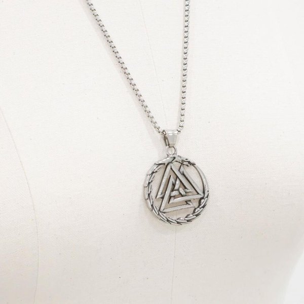 [옷자락] 여자 20대 쓰리스타 메탈 링메탈 체인 패션 목걸이