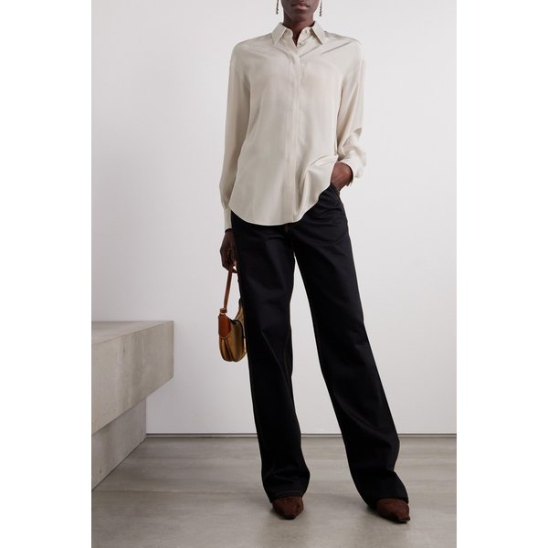 브루넬로쿠치넬리 시퀸 장식 실크 조젯 셔츠 1647597321006853