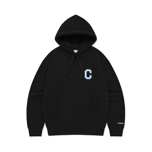 커버낫 C 로고 후디 블랙 CO2401HD01BK