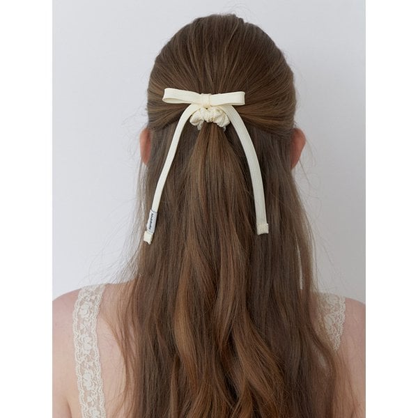 essential ribbon line scrunch - cream