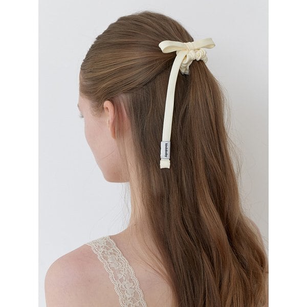 essential ribbon line scrunch - cream