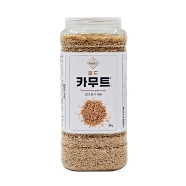 롯데상사 [23년산]  옳음애 캐나다산 정품 골드 카무트 2kg(pet)