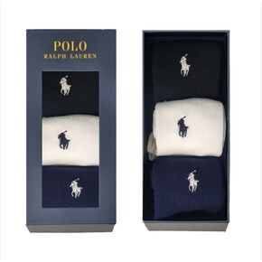 숙녀 솔리드 립 3족세트 여성양말 POLO13208