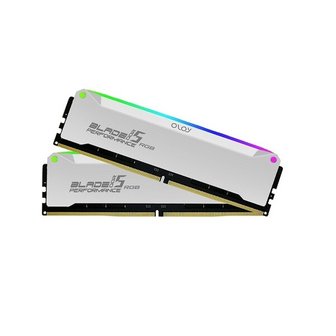 아이코다 OLOy DDR5 64GB PC5-48000 BLADE RGB 패키지 메모리 화이트 (32Gx2) 젬스톤