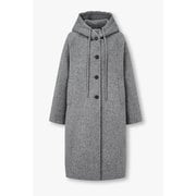 캐시미어 블렌드 후디드 코트 7125416504172