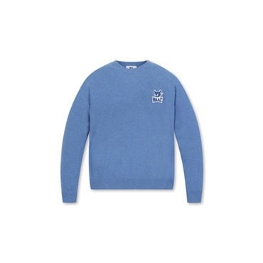 왁 골프 (WMWAM24501BUL)Men WAAC GG Cashmere Crewneck Sweater