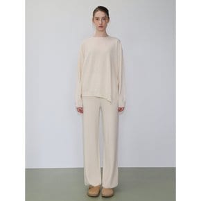 Cashmere Wool Brand Sweatpants IVORY