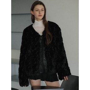 Soft Fur Jacket [Black]