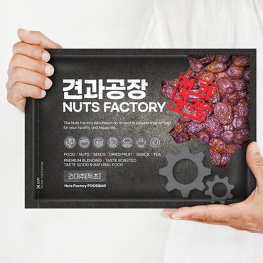 견과공장 잘생긴 국산 건대추 500g 햇 대추 특초 경산대추 말린대추