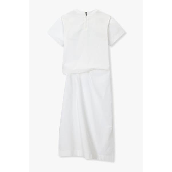 여성 포플린 숏 슬리브 드레스 6416161107000