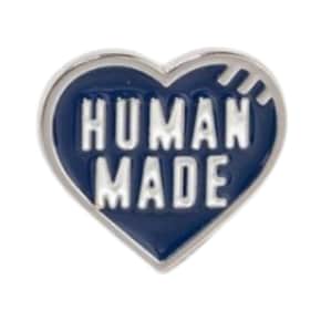 Heart Pin Navy