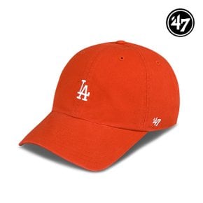 47브랜드 LA 다저스 스몰 로고 MLB 엠엘비 볼캡 야구 모자 오렌지 B-BSRNR12GWS-ORA