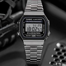 [정품] CASIO 카시오 A168WGG-1A 빈티지 레트로 공용 전자 메탈시계