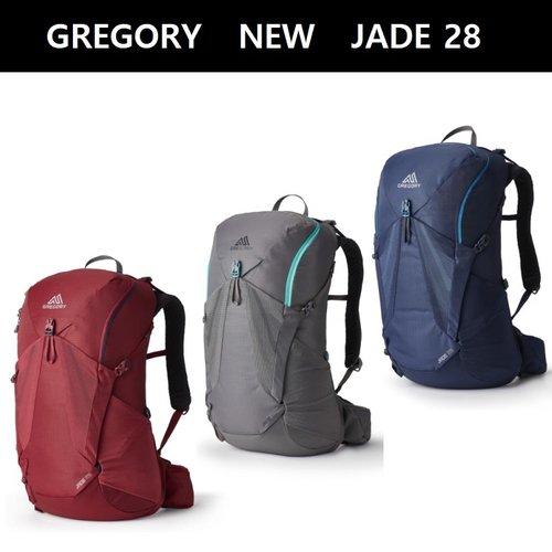 그레고리 배낭 레인커버포함 NEW JADE 28 MIST GREY,MIDNIGHT NAVY,RUBY RED  44J20046