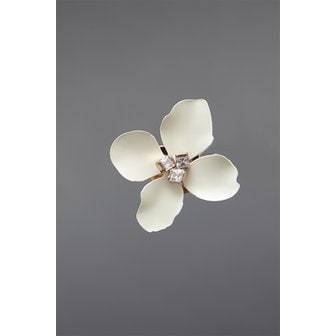 하지나 Fleur Brooch - Ivory