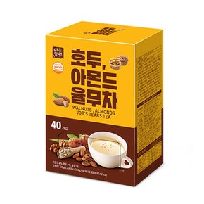 호두 아몬드 율무차 40개입/곡물차/견과류차/곡물라떼/율무/스틱/손님/대접/사무실/가정/간식