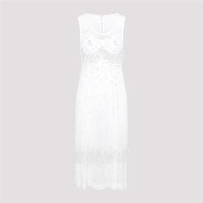 Sleeveless dress 739247.V2Y10 White