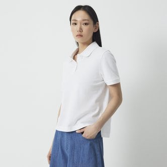 JAJU 여 반팔 폴로 티셔츠(WHITE / BLUE / SKY BLUE / BLACK)