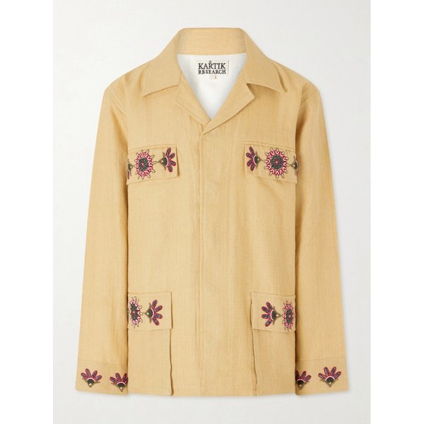 카틱 리서치 자이살머 자수 리넨 재킷 46376663162975545