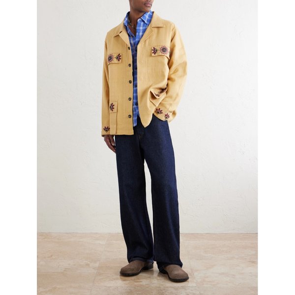 카틱 리서치 자이살머 자수 리넨 재킷 46376663162975545