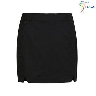 LPGA 여성 밑단트임 자카드 큐롯(L193CU853P)