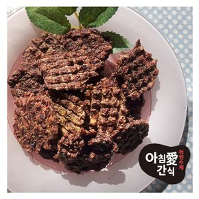 아침애 반려동물 수제 간식 오리떡갈비 와퍼 브로콜리 80g