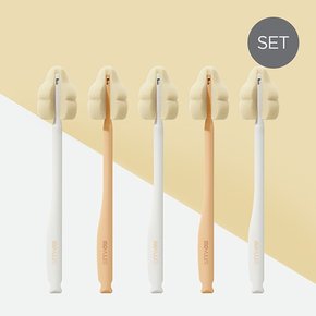 [모윰] 롱핸들 스펀지 젖병&젖꼭지솔 5p 세트