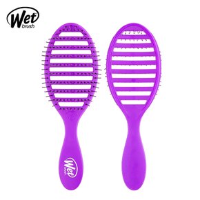 wet brush 스피드 드라이 퍼플 헤어브러쉬 드라이 빗 극손상모 두피 마사지