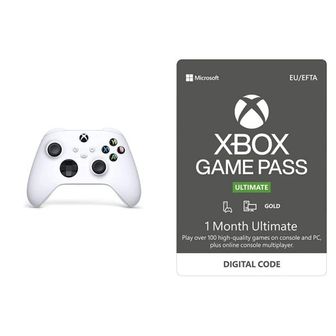  독일 마이크로소프트 엑스박스 컨트롤러 무선 Xbox Wireless Controller Robot White Game Pass