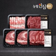 [신세계백화점] 산지직송 1등급 한우 오마카세 세트1kg (꽃등심/꽃등심/안심/차돌/특수부위)