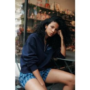 집탑 디자인 스웨트셔츠 네이비 블루/Condé Nast Traveller 1350033004