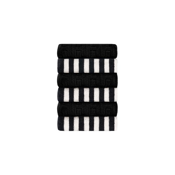 6P 블랙에디션 스무디 수피마 수건 230g