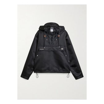 아디다스 웨일스 보너 세일러 로고 자수  셸 후드 재킷 블랙 1647597357833050